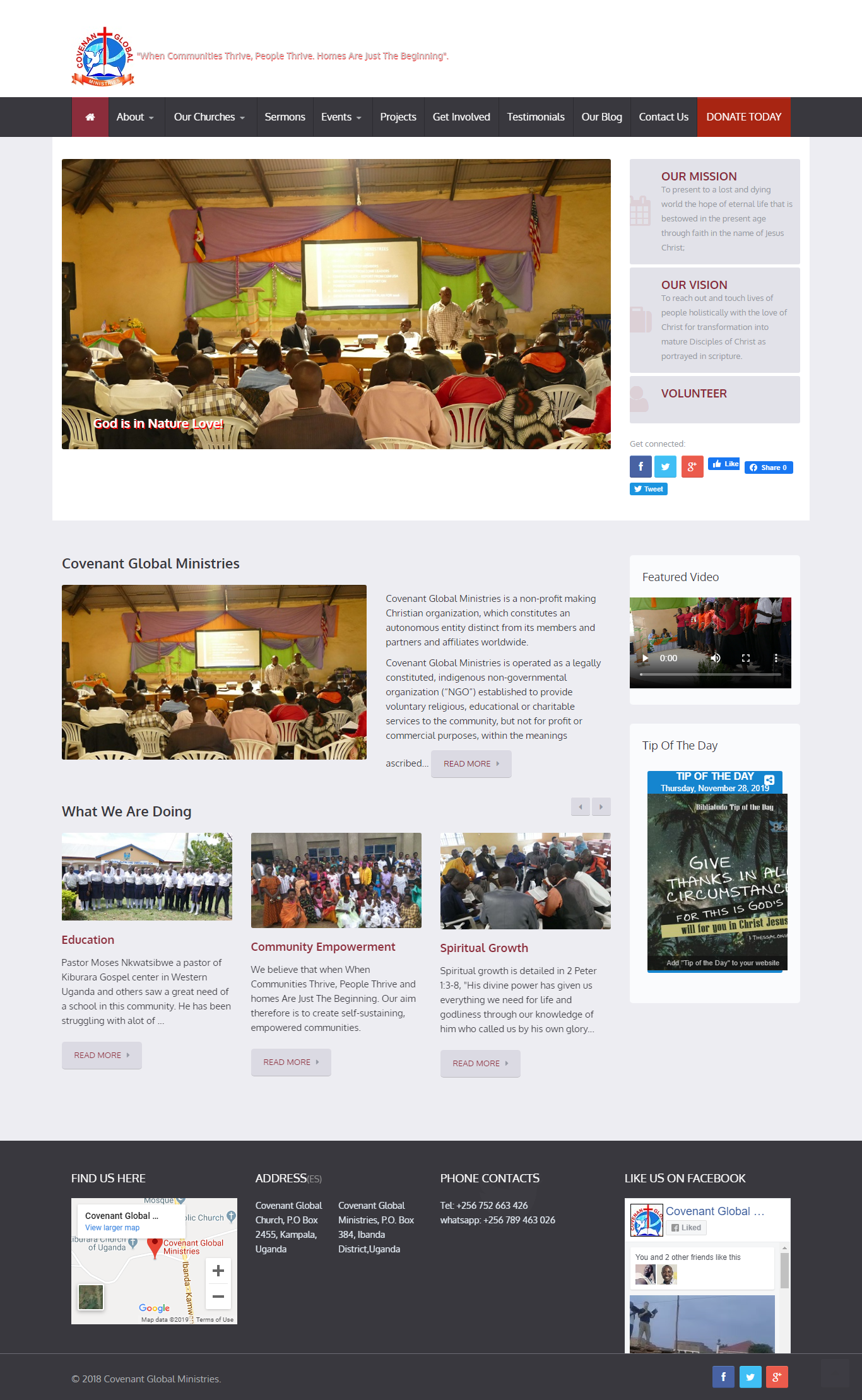 COVENANT GLOBAL MINISTRIES